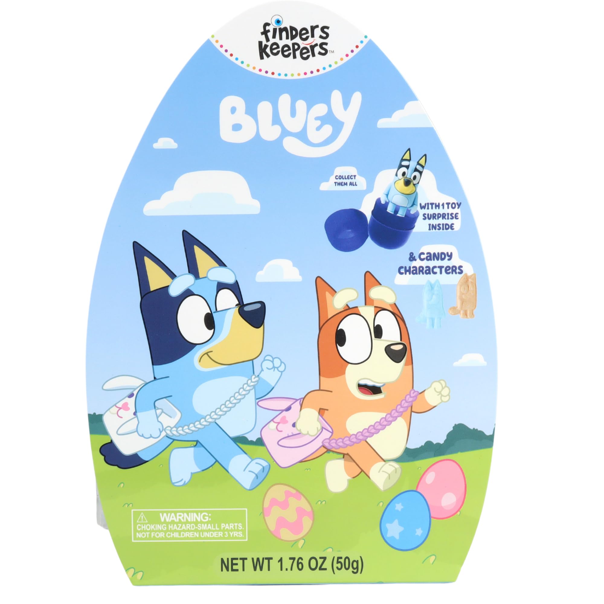 Bluey Easter Finders Keepers Gift Egg with Candy, 2025 Basket Stuffers, 1.76 Ounces - Image 4