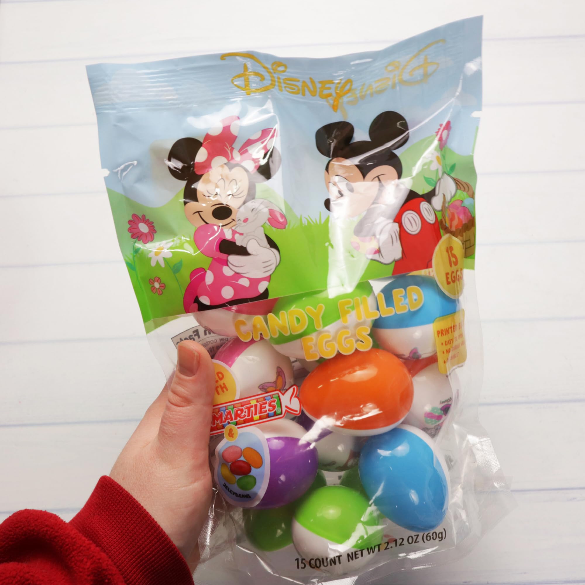 Bulk Disney Pre-Filled Easter Eggs, Jelly Beans and Smarties Inside, Perfect for Egg Hunts and Basket Stuffers, 15 Count - Image 4