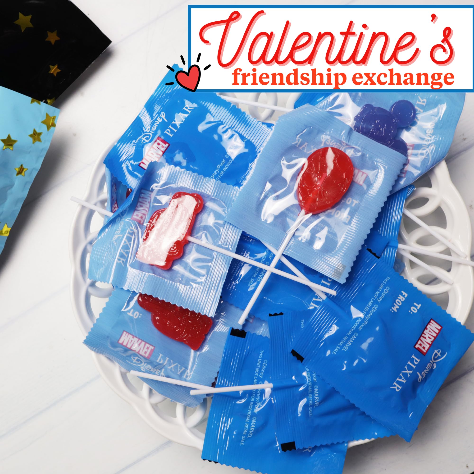 Disney Lollipops, Assorted Characters and Flavors, Birthday Party Essentials, 28 Candy Suckers Inside - Image 3