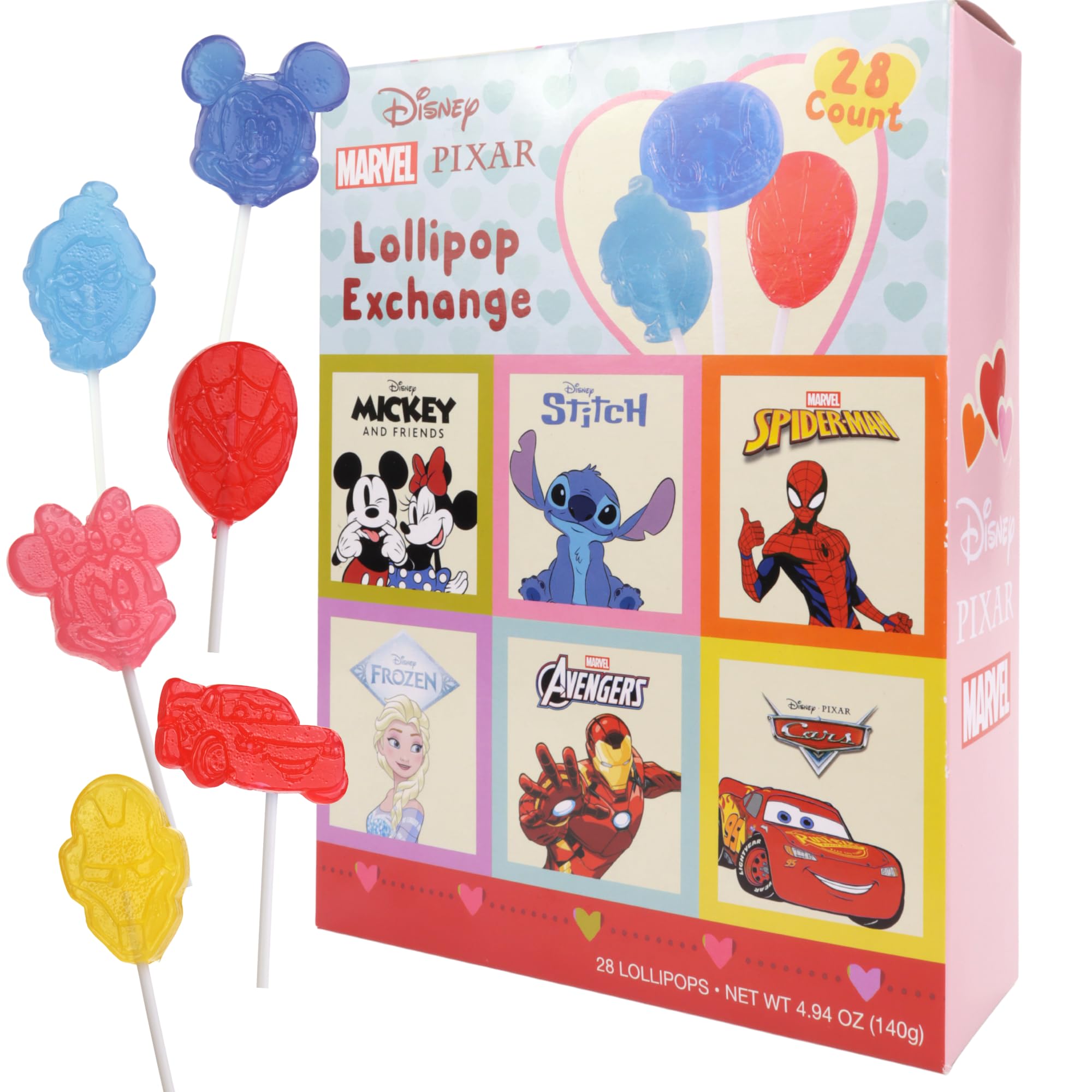Disney Lollipops, Assorted Characters and Flavors, Birthday Party Essentials, 28 Candy Suckers Inside - Image 6