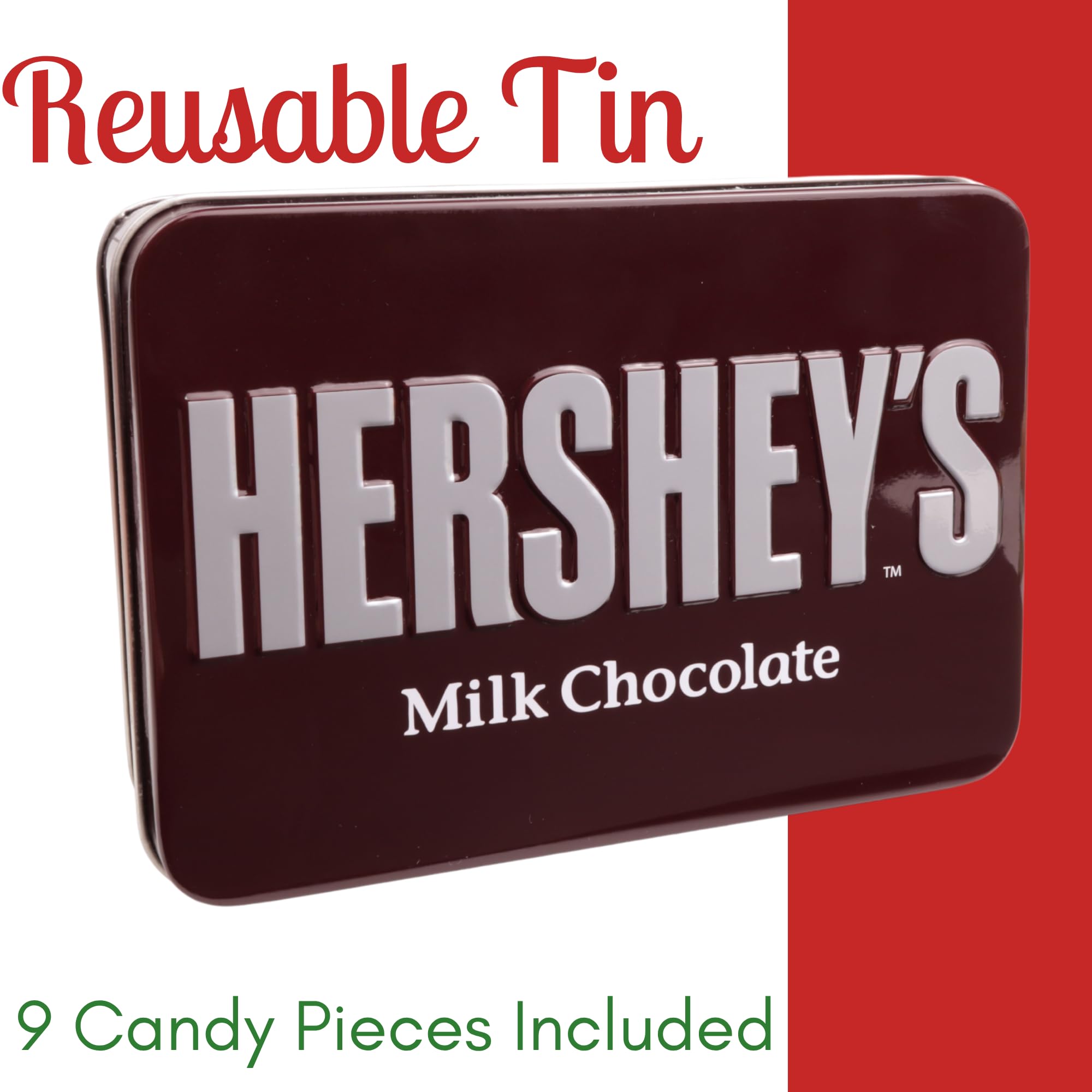 Hershey's Miniatures Nostalgic Gift Box, 9 Individually Wrapped Assorted Chocolates Inside, 2.70 Ounces - Image 5