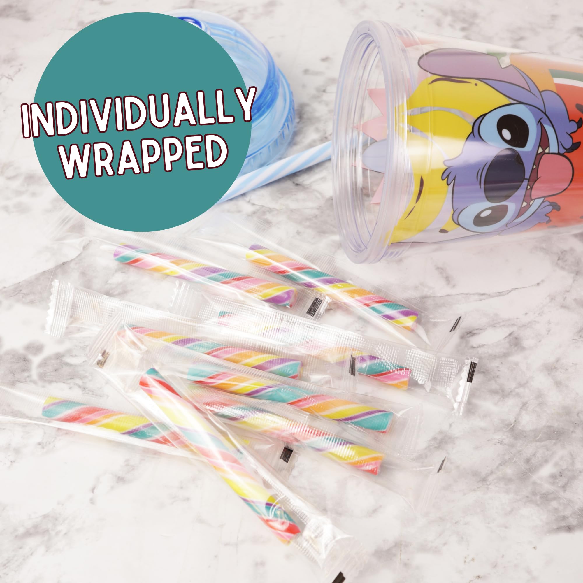 Lilo and Stitch Tumbler Cup with Fruit Punch Flavored Candy Sticks, 1.69 Ounces - Image 4