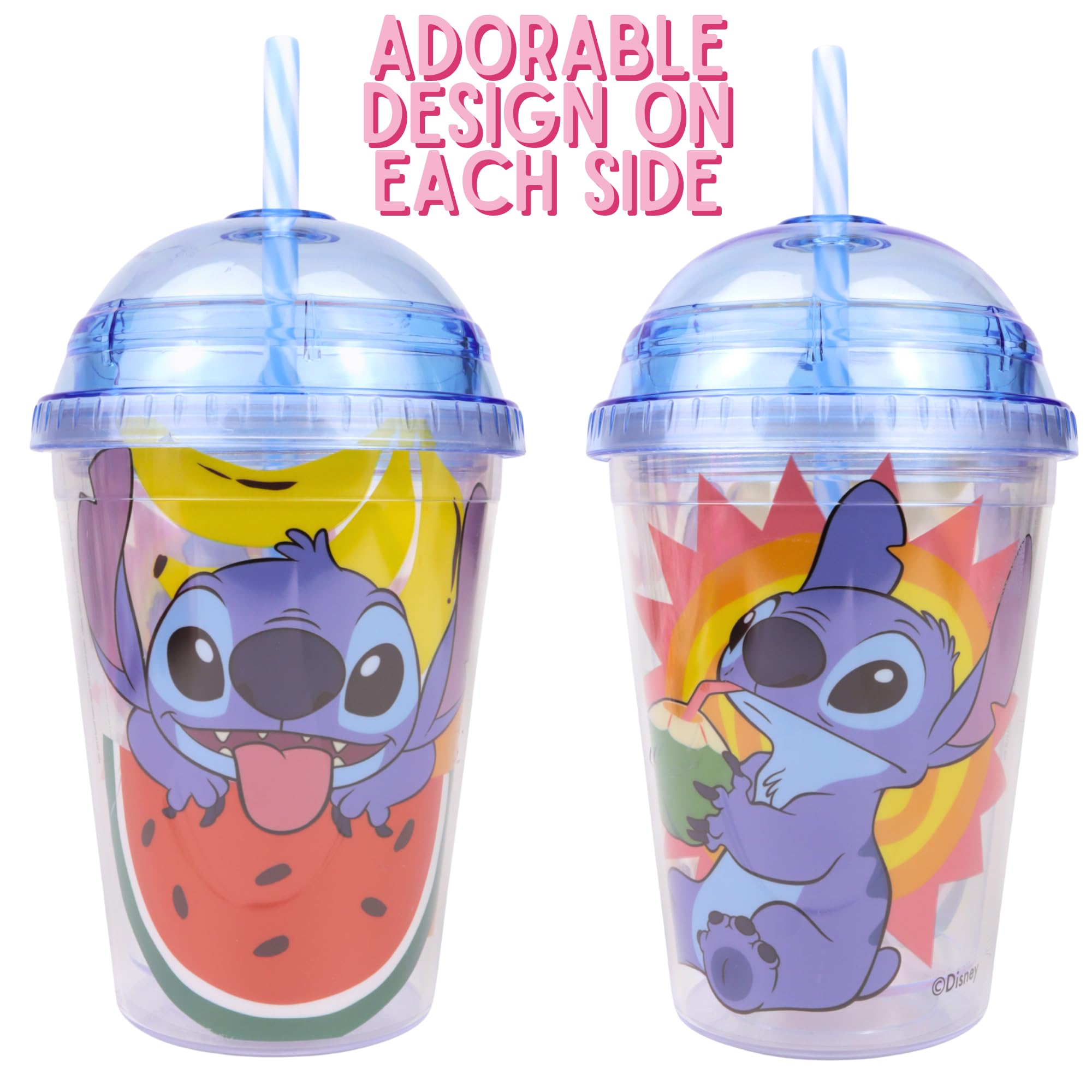 Lilo and Stitch Tumbler Cup with Fruit Punch Flavored Candy Sticks, 1.69 Ounces - Image 5