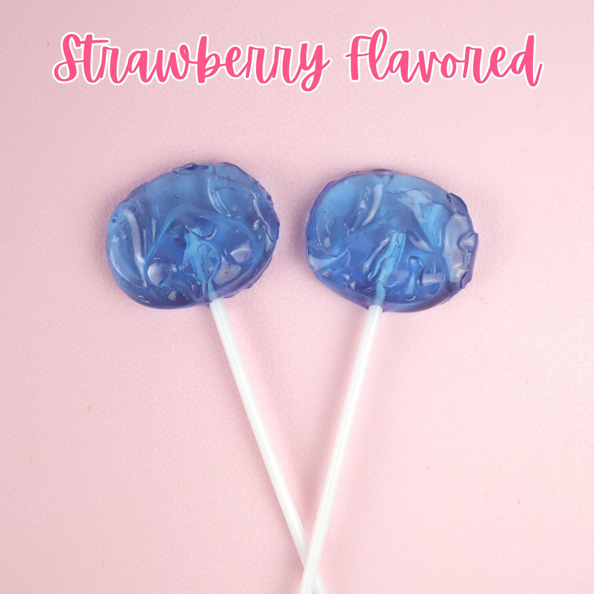 Lilo and Stitch Valentine's Lollipops, Individually Wrapped Strawberry Suckers, Vday Candy Gift Set, 1.41 Ounces - Image 3