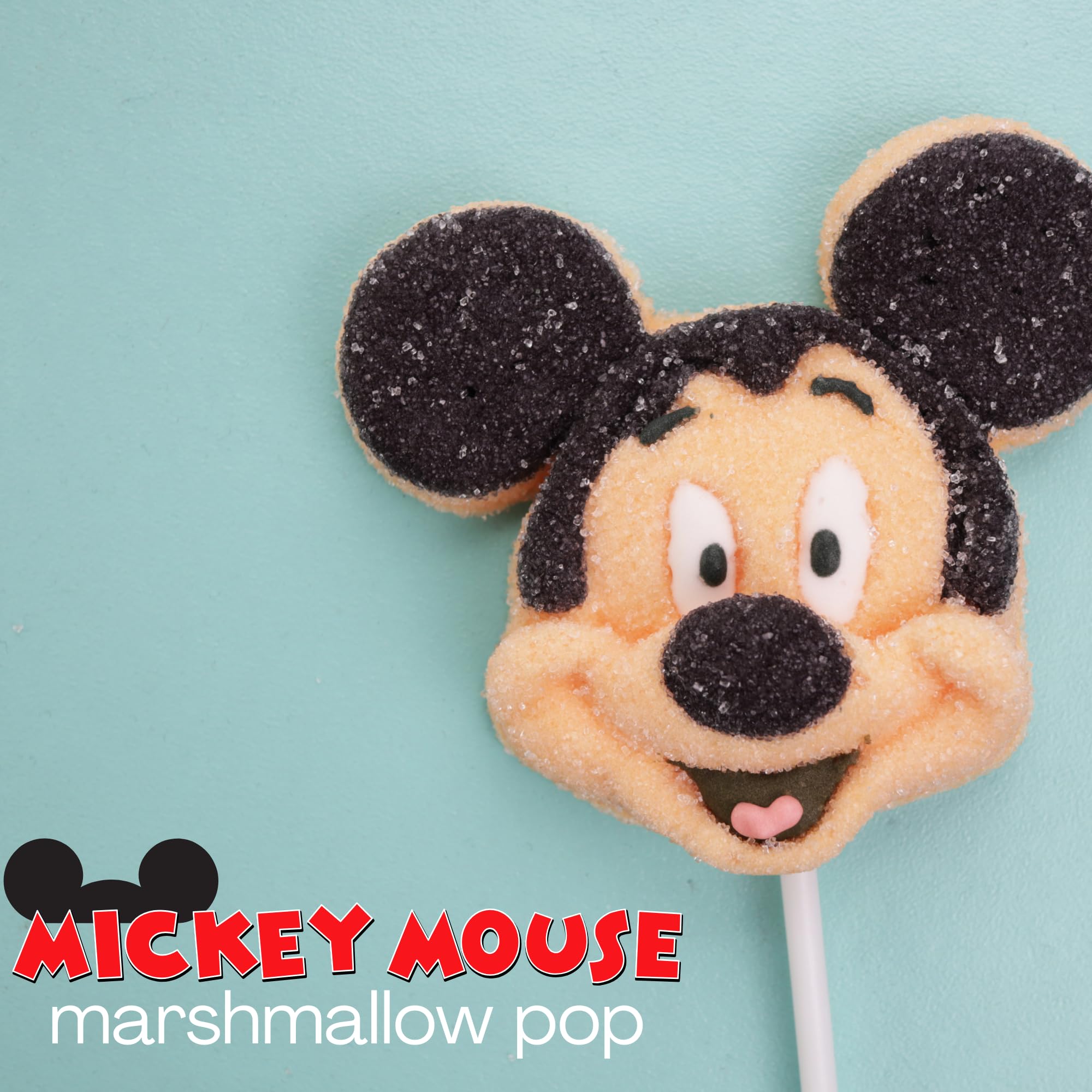 Mickey Mouse Jumbo Marshmallow Lollipops, Sugar Coated Candy, Individually Wrapped, Birthday Party Favor Treats, 0.88 Ounces (Pack of 3) - Image 3