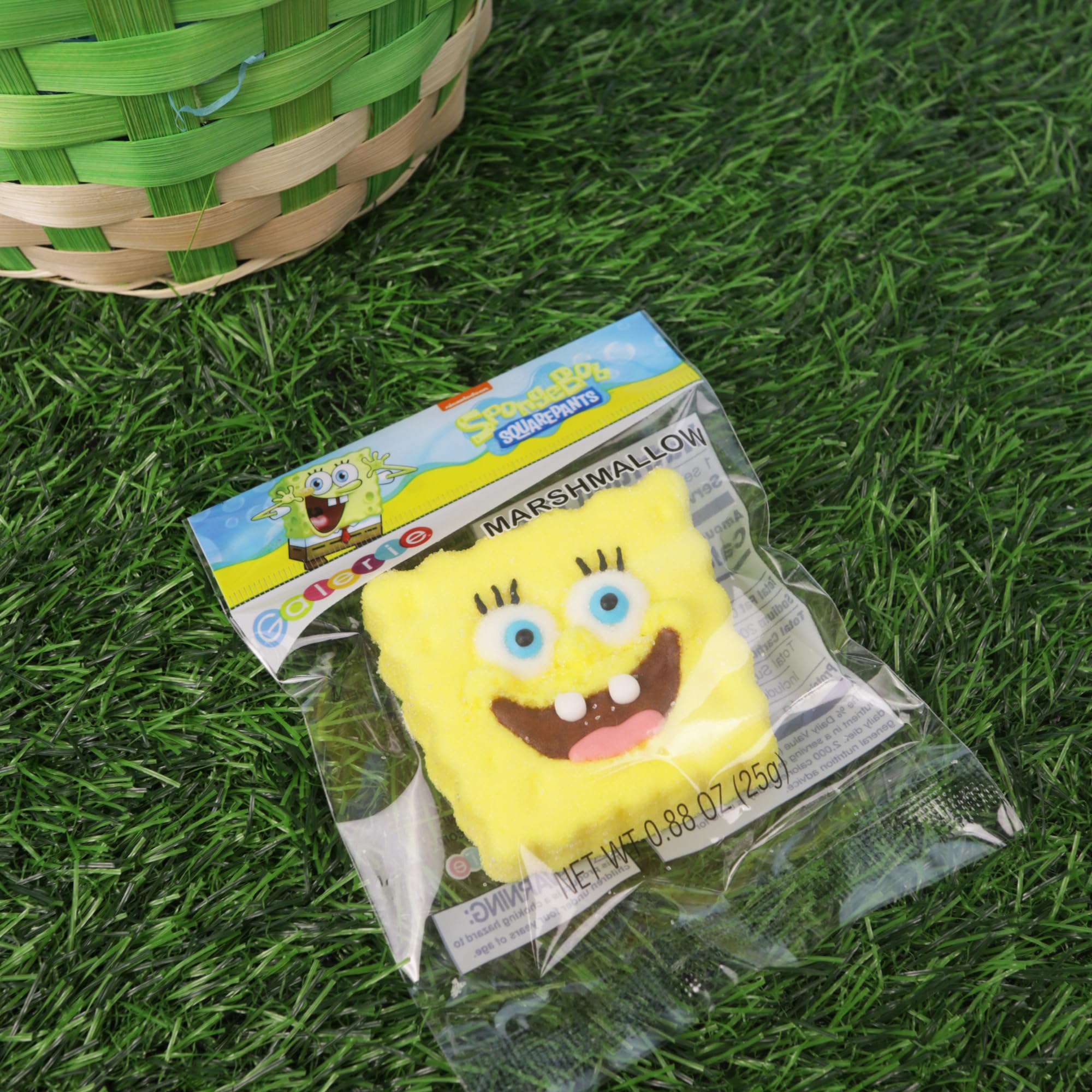 SpongeBob SquarePants Candy, Giant Sugar Coated Marshmallows, Individually Wrapped Party Favors, 4 Count Box - Image 6