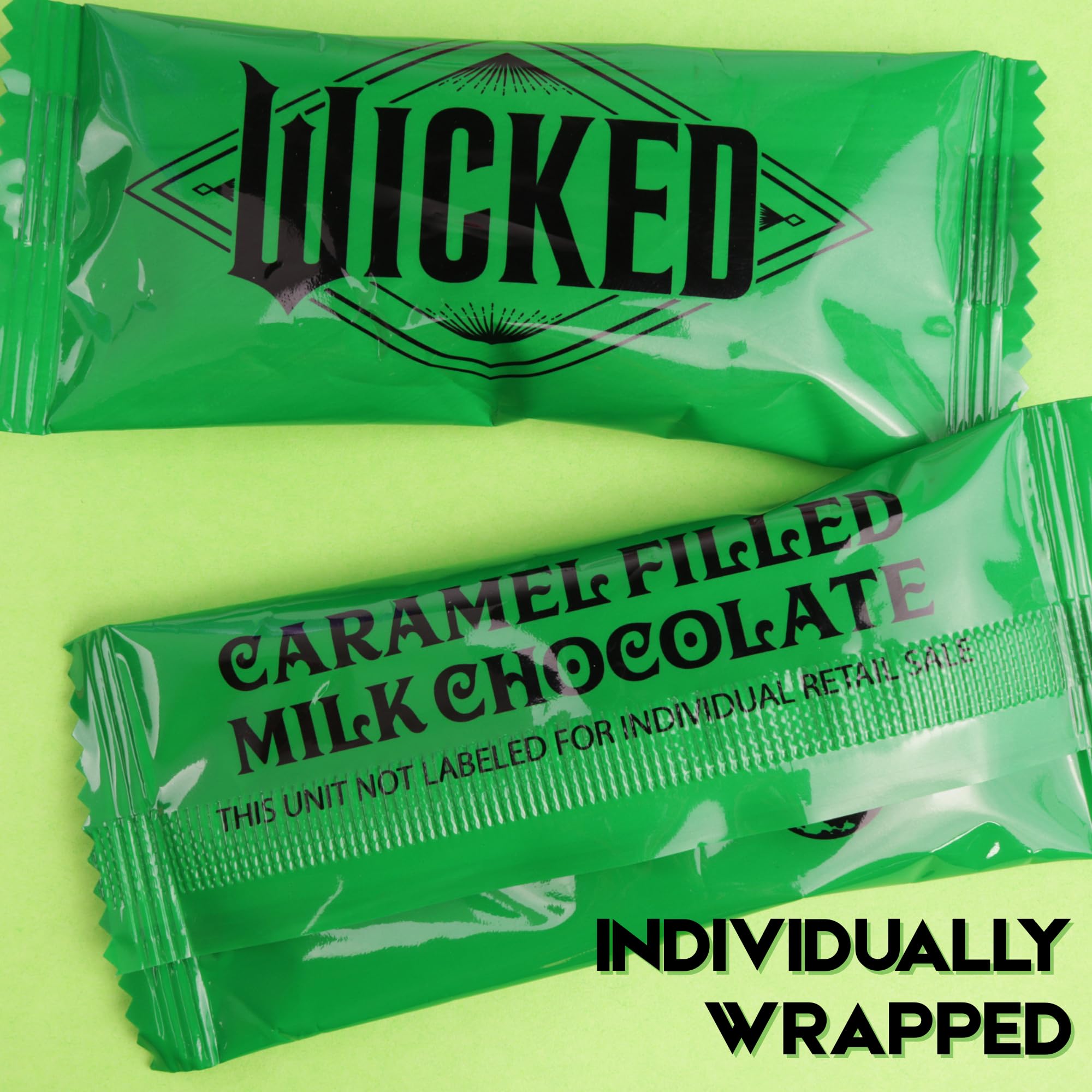 Wicked Heart Box with Caramel Filled Milk Chocolates Inside, Individually Wrapped Pieces, Collectible Candy Gift, 2.96 Ounces - Image 4